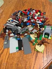 Bulk Lot of 1 pound 10 Oz Lego Bricks Parts & Pieces From Different Sets