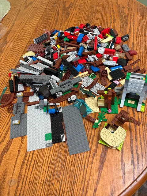 Bulk Lot of 1 pound 10 Oz Lego Bricks Parts & Pieces From Different Sets