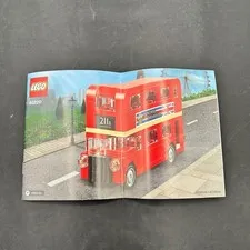 LEGO Instructions Mini London Bus 40220 Creator Expert Manual Only