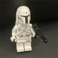LEGO Star Wars white Mandalorian minifigure