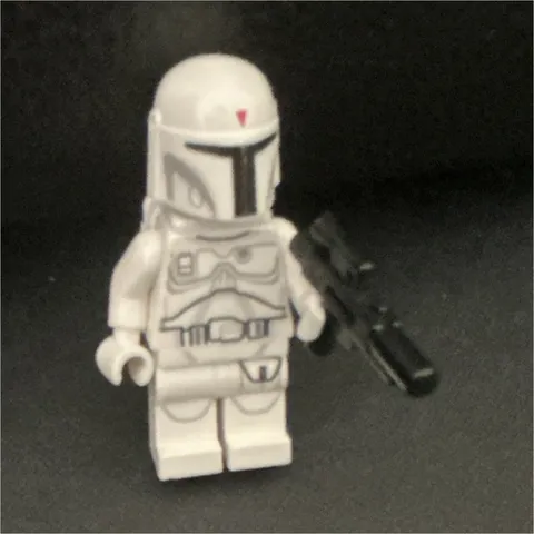 LEGO Star Wars white Mandalorian minifigure