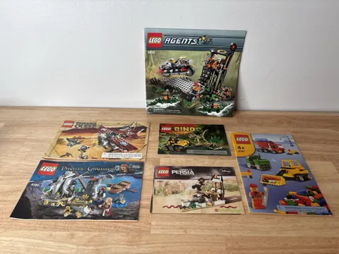 LEGO Instruction Manual Lot (6 Booklets) 8632 4181 7307 5882 20017 6187