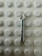 LEGO Minifigure, Weapon Harpoon, Grooves in Shaft 57467a Chrome Silver