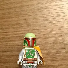 LEGO Star Wars Boba Fett Minifigure w/ Helmet, Jetpack & Cloth Cape