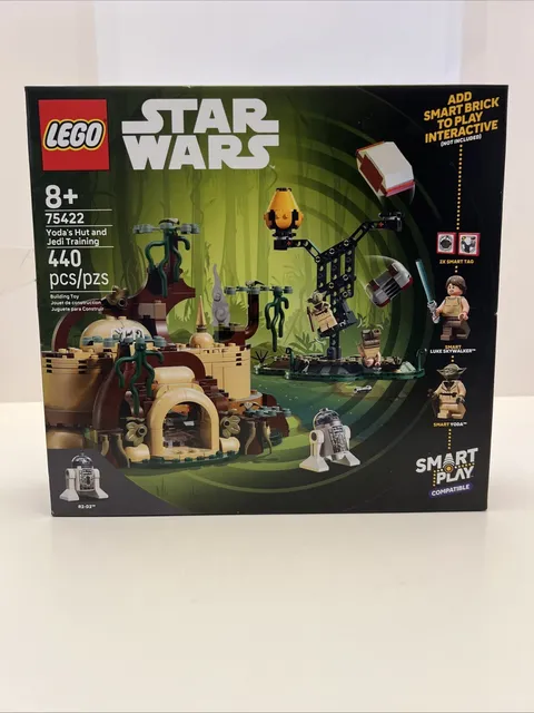 LEGO Star Wars SMART Play Yoda's Hut and Jedi Training 75422 440pcs New Sealed