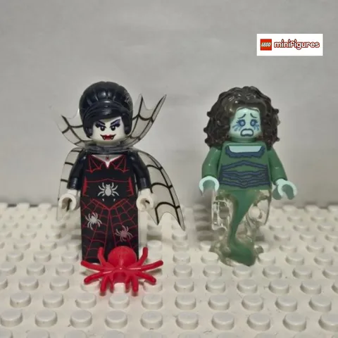 LEGO 71010 Series 14 Monster Minifigures Spider Lady & Banshee Lot Complete