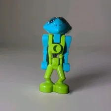 Lego Space Life on Mars Martian Altair Minifigure 7311 RARE Medium Lime Body