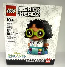LEGO 40753 BRICKHEADZ MIRABEL MADRIGAL - DISNEY ENCANTO - RETIRED - NEW & SEALED