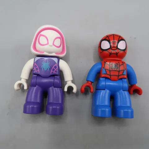 Duplo Figure Marvel Ghost White Spidey & Comic Spiderman Mini Figures