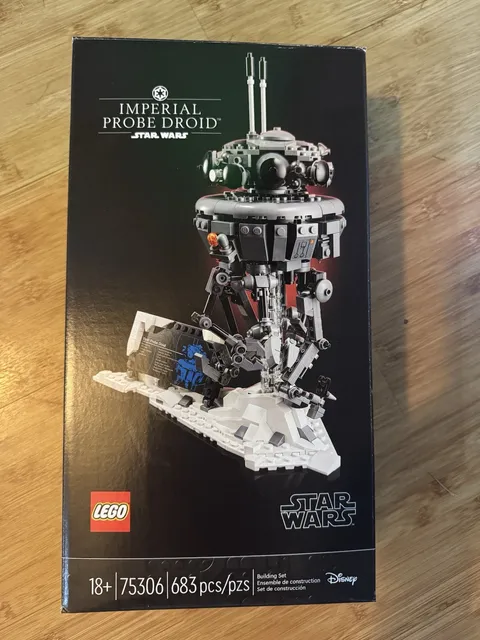 LEGO Star Wars The Empire Strikes Back Imperial Probe Droid 75306 Complete Set