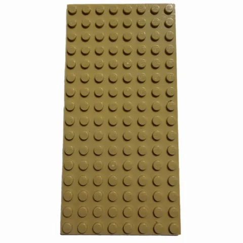 LEGO Tan Sand Beige 8 X 16 STUD Baseplate 2.5” X 5” PIECE #3865 94238 Great Cond