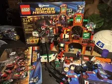 Lego 6857 DC Superheros Batman complete set Dynamic Duo Funhouse Escape! RETIRED