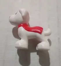 Lego Krypto The Superdog Supergirl's Dog White Blue Eyes Red Cape Pet Animal DC