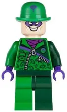 LEGO® Minifigure Super Heroes sh0088 The Riddler Green and Dark Green Zipper