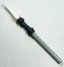 Lego Ninjago Minifig Weapon White Spear Gray Staff Black Hilt New Parts D802