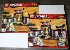 Lego 2504 Ninjago Spinjitzu Dojo Instructions Only Books 1-2