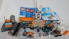 LEGO 60036 Arctic Base Camp City Polar Bear Lab Dog Sled Snowmobile Science 2014