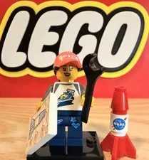 Lego CMF Series 20 Space Fan Minifigure With Accessories 