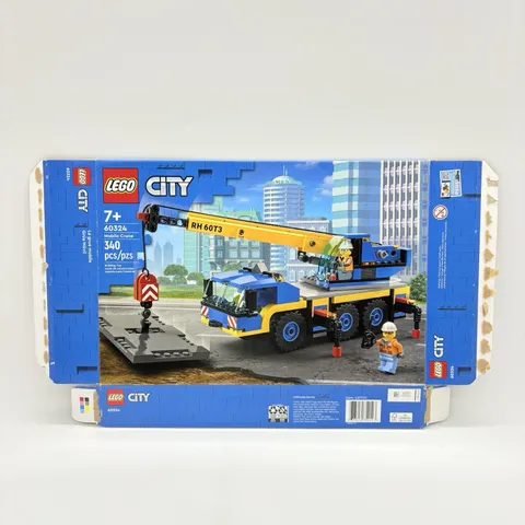 LEGO CITY Mobile Crane 60324 Construction Retired 2022 - Box Package Only