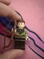 LEGO The Hobbit Mirkwood Elf Guard Minifigure lor053 79004 w/ Bow Authentic
