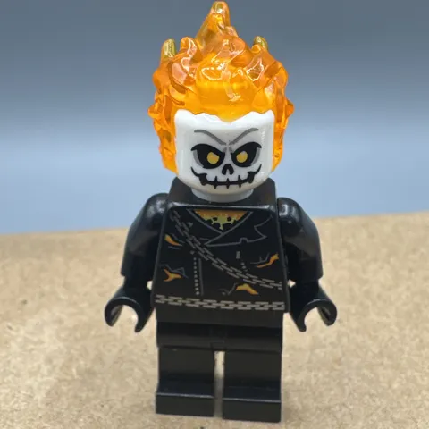 Lego Ghost Rider Minifigure Johnathon Johnny Blaze 76058