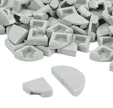 100 Pieces LEGO® 25269 Light Bluish Grey TILE ROUND 1 X 1 QUARTER 25269 100 Pc