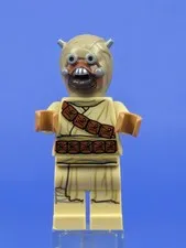 LEGO Star Wars Tusken Raider - Dark Tan Head with Spikes sw1074 75265