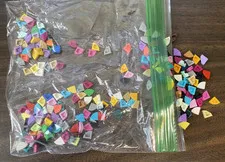 LEGO Parts: Assorted Lego Round 1x1 Quarter Tiles, 25269, Lot of 220