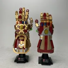 LEGO Marvel Nano Gauntlet (76223) & Infinity Gauntlet (76191) Custom -As Is READ