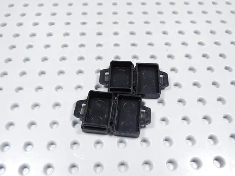 LEGO Lot of 2 Black Suitcase Briefcase Accessory Minifig BS