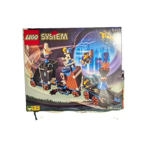 Lego Time Twisters: 6497 Twisted Time Train & 6496 Whirling Time Warper Box DMG