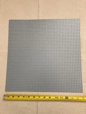 LEGO 4186 Gray Base Plate Baseplate Light Grey 48 X 48 Stud Large 15"x15" Square