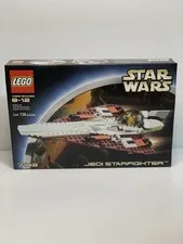 2002 LEGO 7143 Star Wars JEDI STARFIGHTER - 138 Pcs - Retired - Obi - NEW Sealed