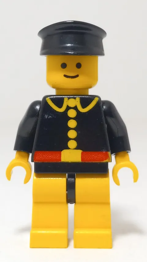 Lego Classic Fire Black Hat Captain Minifigure firec008