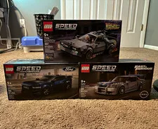 LEGO Speed Champions Lot 3 Sets 77256 76920 76917 Time Machine Mustang