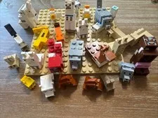 Lego Minecraft Animal Lot.  25 Heads And A Bunch Of Bodies! See Pics