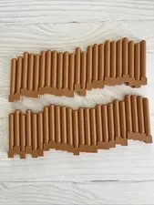 LEGO MEDIUM NOUGAT LOT 46 PCS 1X1X6 ROUND BRICK PILLAR VARIETY BUILDING PIECES