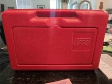 Red LEGO Vintage Classic Storage Box and Carrying Case 1982
