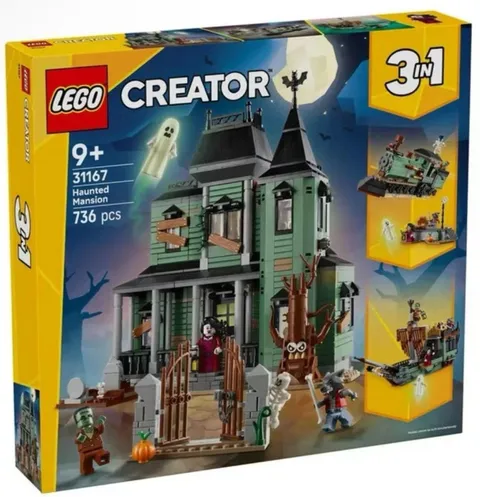 31167 HAUNTED HOUSE lego creator 3 in 1 legos set pirate ship train NEW