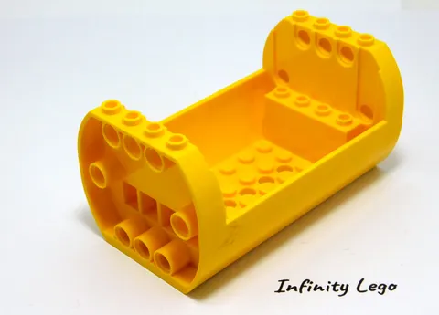 LEGO Yellow Fuselage 6 x 10 x 4.3 Aircraft Ocean Exploration (49949 60265) - x1