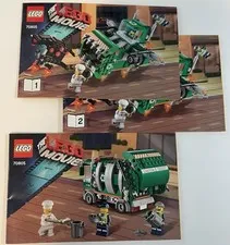 LEGO® Movie 2 Trash Chomper 2014 Instruction Manuals Set 70805 Full Set