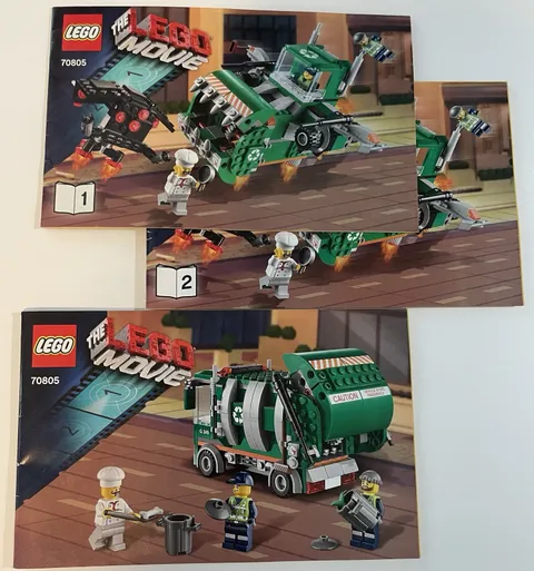 LEGO® Movie 2 Trash Chomper 2014 Instruction Manuals Set 70805 Full Set