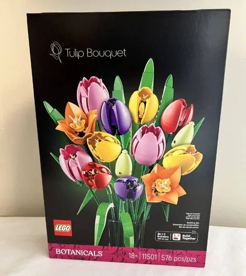 LEGO 11501 BOTANICALS TULIP BOUQUET BUILDING SET 576 PIECES