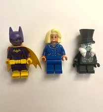 Lego Batman Movie Batgirl, Penguin, Mayor McCaskill, Minifigures