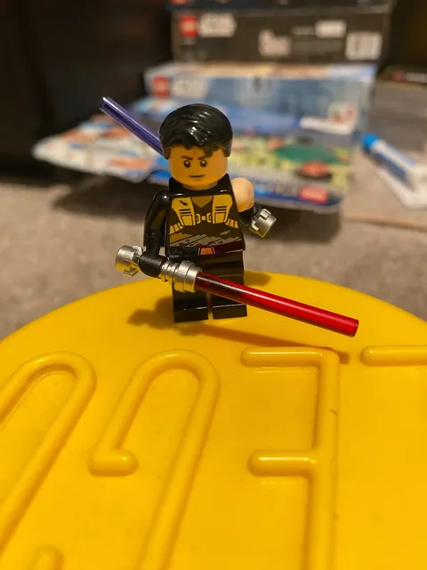 LEGO Starkiller Galen Marek Minifigure Figure 7672, INCOMPLETE, READ DISC