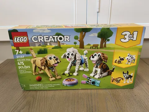 NEW LEGO Creator 3-in-1 Adorable Dogs Building Toy Set 31137