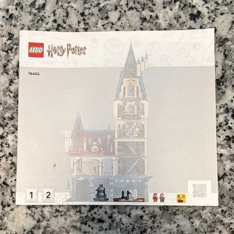 LEGO Harry Potter 76454 Illustrated Instruction Manual Booklets English (2025)