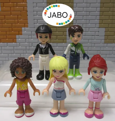 (L 15 / 13 /1) Lego Friends 5 Figures Minifigures