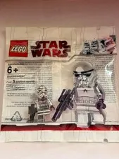 LEGO Star Wars 2009 Chrome Stormtrooper Sealed Polybag NEW RARE sw0097