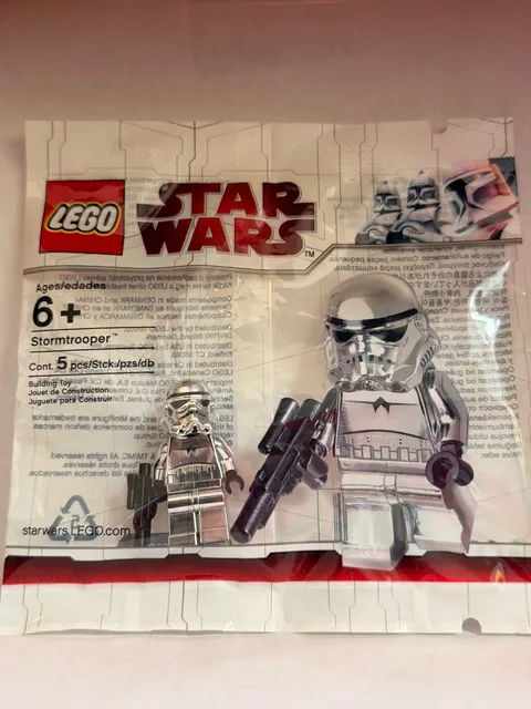 LEGO Star Wars 2009 Chrome Stormtrooper Sealed Polybag NEW RARE sw0097